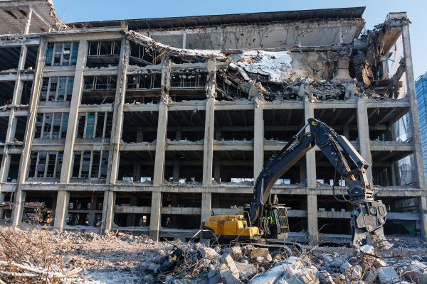 Commercial Building Demolition in Blaine