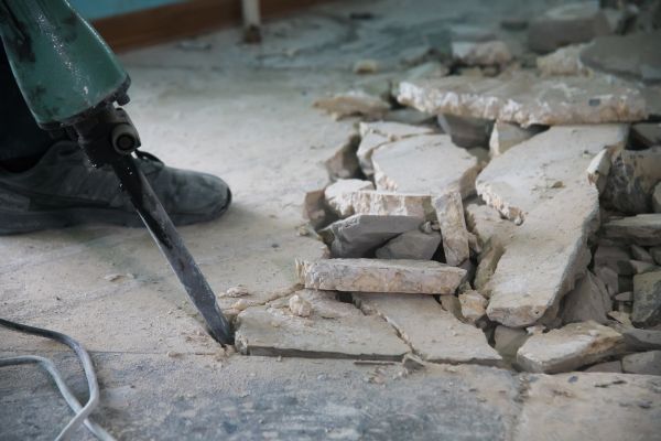Concrete Porch Removal in Blaine