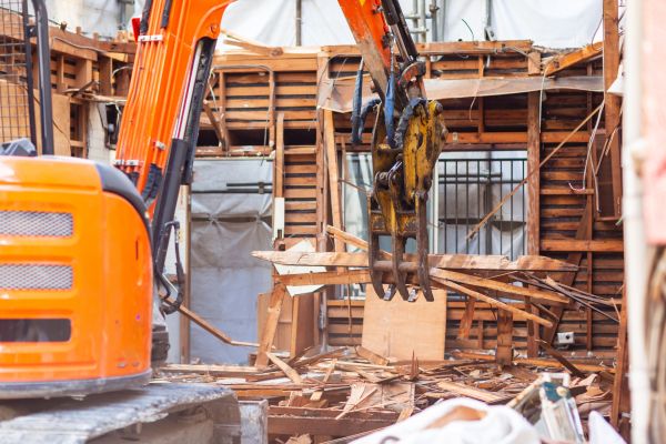 Cabin Demolition in Blaine