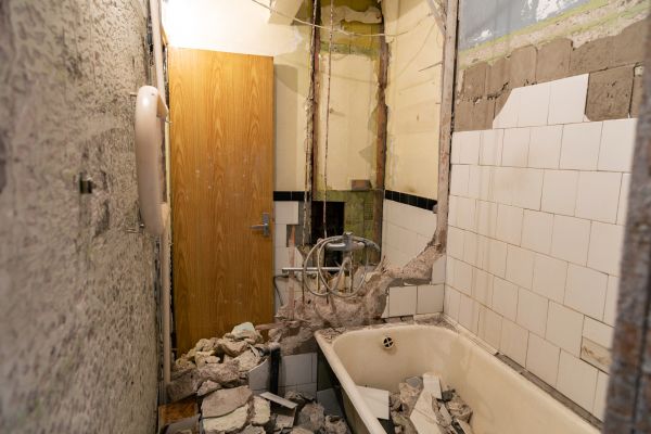 Shower Tile Demolition in Blaine
